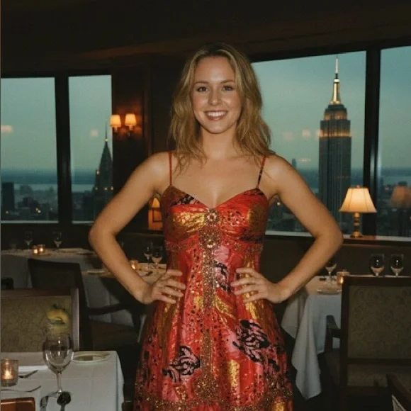 Sue Wong Vintage Beaded Dress - Picture 2 of 7